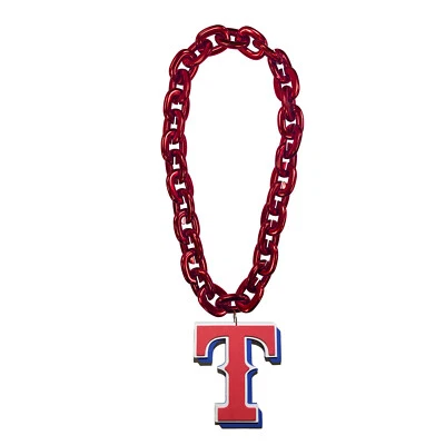 Texas Rangers MLB Fan Chain 3D Foam Necklace 4 Colors! - Image 1 of 2