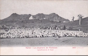 ERITREA - Keren Cheren, La Preghiera del Ramadan, Postcard - Picture 1 of 2