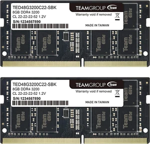 TEAMGROUP Elite DDR4 16GB Kit (2 X 8GB) 3200Mhz PC4-25600 CL22 Unbuffered Non-Ec - Picture 1 of 12