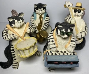 Fat Cat Musiker Albert E Price Produkte Figuren Lot Sax Gitarre Kitty Band - Bild 1 von 8