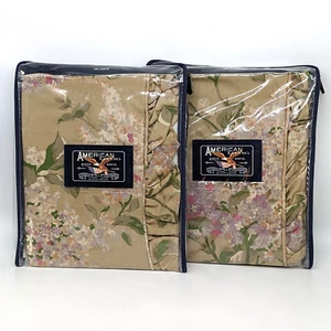 Lot de 2 cantonnières coton American Living Ralph Lauren 60 x 15 Lilas Park - Photo 1/8