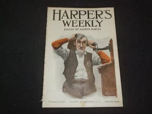 1913 FEBRUAR 8 HARPER'S WÖCHENTLICHES MAGAZIN - NEW YORK, DIE VERZAUBERTE STADT - ST 6377 - Bild 1 von 4