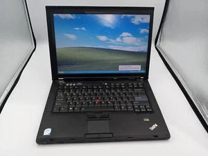 Lenovo ThinkPad T61 14" Laptop Intel C2D 2.1GHz 4GB 64GB SSD Windows XP -RR - Picture 1 of 6