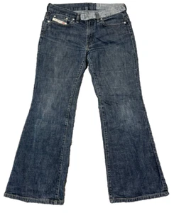 Diesel Damen Jeans Relaxed Bootcut Dunkelblau Denim Faded Vintage Serpa W30 L30 - Bild 1 von 13