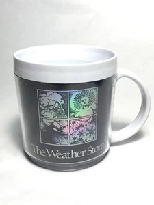 Vintage 1986 The Weather Store Holographic Coffee Mug by Eagle - Picture 1 of 6