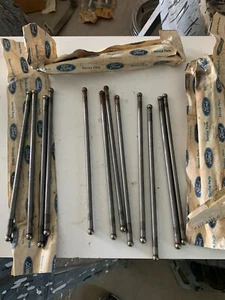 NOS 1961 62 63 64 65 66 67 Lincoln Continental 430 462 cid Valve Push Rods - Picture 1 of 3
