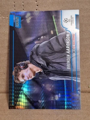 2022 BRENDEN AARONSON TSC TOPPS STADIUM CLUB CHROME BLUE PRISM SOCCER CARD #15 - Image 1 of 2
