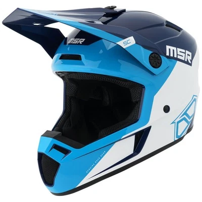 MSR™ SC Range Dirt Bike Motocross Helmet X-Large Blue/White Foto 1 de 4