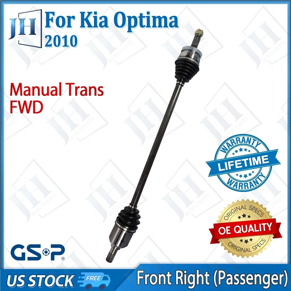 Eixo dianteiro direito OE passageiro CV eixo para 2010 Kia Optima L4 2.4L manual FWD - Imagem 1 de 4