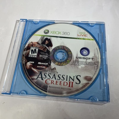 Assassin's Creed II 2 (Xbox 360, 2009) Disc Only Classic 00s Game Adventure - Image 1 of 3