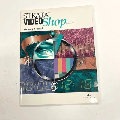 1996 Strata VideoShop Getting Started Manual Video Editing Version 3.0.4 - Image 1 of 4