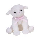 TY Basket Beanie Baby - LULLABY the Lamb (4.5 inch) - MWMTs Easter Stuffed Toy