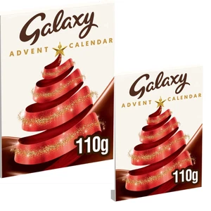 Galaxy Smooth Milk Chocolate Christmas Advent Calendar 110g - Picture 1 of 4