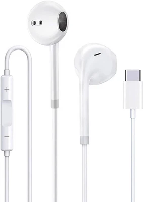 For Samsung Galaxy A17 A16 A15 A14 A13 5G Headphones USB Type-C Stereo Earphones - Image 1 of 4