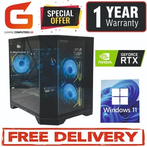 FAST GAMING PC I5 6th 16GB 1TB+240SSD RTX 6GB 3050 W11 FREE DELIVERY!! BARGAIN! - Picture 1 of 11