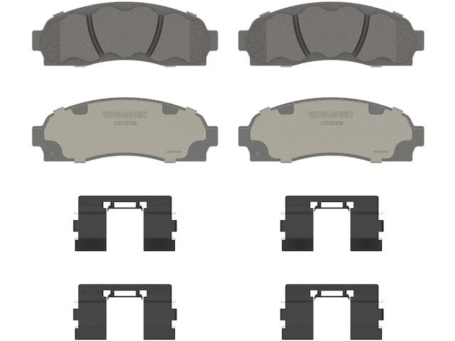 Juego de pastillas de freno delanteras para Ford Explorer Sport 2002 2001-2003 BZ387CP Foto 1 de 1