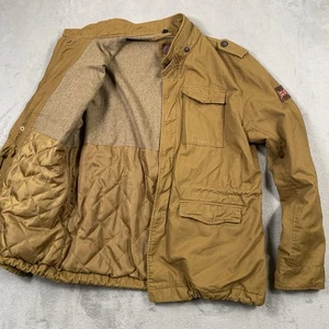 Superdry Hombre Chaqueta 2XL XXL Militar Trabajador de Campo Utilidad Tareas M65 Forrada en Lana - Imagen 1 de 17