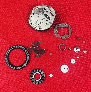 Seiko 7T59B Chronograph Uhrwerk zerlegte Teile nur Lot selten - Bild 1 von 10