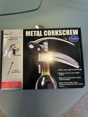 Crofton Metal Cork Screw Opener Kit  - Image 1 of 3