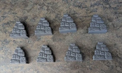 Juego de mesa Dark World 1992 vintage piezas ocho clips de pared de plástico Foto 1 de 4