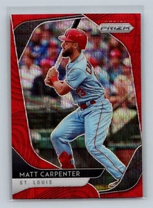 Matt Carpenter 2020 Panini Prizm #157 Red Wave Prizm #/99 St. Louis Cardinals - Picture 1 of 2