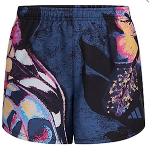 NWT Adidas Girls Black Multicolor Woven Athletic Shorts Size XL 16 - Picture 1 of 3