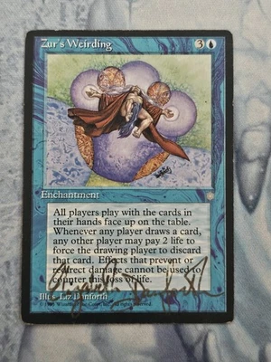 Zur's Weirding - Ice Age - Magic the Gathering - Signed - Liz Danforth - Image 1 of 2