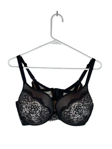 Torrid Curve Black Lace Bra Underwire Push-Up 42DD - Picture 1 of 7