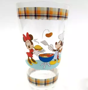 Vintage Disney Mickey Minnie Kunststoff Becher Picknick Trinkbecher Sammlerstück 6,25" - Bild 1 von 6