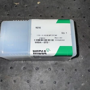 WIDIA GTD 16240 Pipe/Conduit Tap,1-1/2"-11-1/2,HSS-E - Picture 1 of 3
