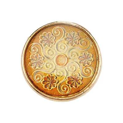 5pcs Retro Time gem Round Metal Buttons Clothing Sewing Handmade Decor 18mm - Image 1 of 2