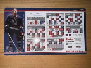 2005-06 VANCOUVER CANUCKS NHL SCHEDULE MAGNET - TELUS - Picture 1 of 1