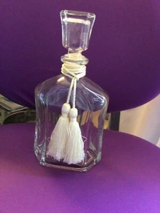 Lady Primrose's Inc. Empty Glass Decanter Bottle - Picture 1 of 4