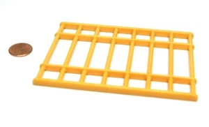 Playmobil Zoo Dark Yellow Gold Animal Habitat Fence Cage Wall Section 3634 - Picture 1 of 1