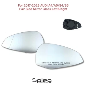 Espejo retrovisor lateral de cristal para AUDI A4/A5/S4/S5 2017-2023 con conductor térmico lado izquierdo - Imagen 1 de 10