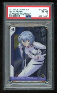 Evangelion Wafer Comic SP 2 CLSP-02 Rei Ayanami CLSP02 Card 2012 PSA 8 82215145 - Picture 1 of 2