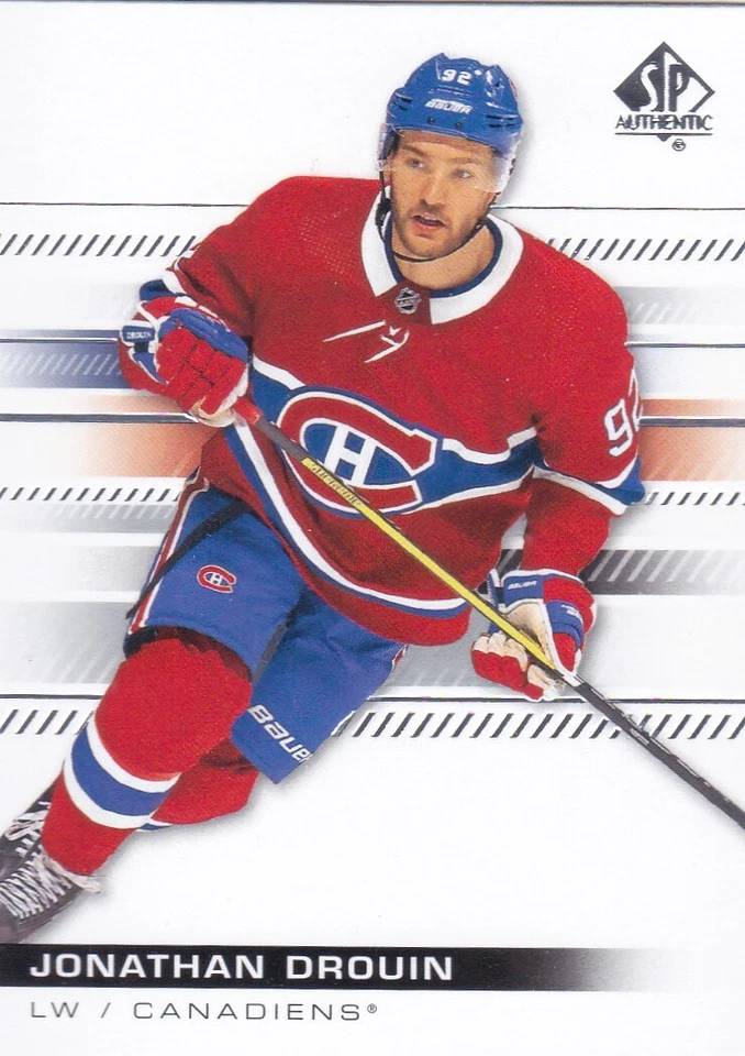 2019/20 SP AUTHENTIC..JONATHAN DROUIN..CARD # 73..CANADIENS..FREE COMBINED SHIP - Image 1 of 1