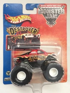 Hot Wheels Monster Jam Monster Truck THE DESTROYER #7 Red Die Cast 1/64 Scale - Picture 1 of 7
