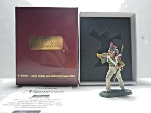 W Britain, French, Napoleonic, Light Infantry Bugler, 1:30, Diecast, Neu - Bild 1 von 2