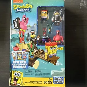 NIB Mega Bloks Spongebob Squarepants Pirate Figure Building Play Set - Picture 1 of 5