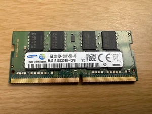 2x SAMSUNG 8GB 2Rx8 DDR4 Laptop Memory RAM PC4 2133P - SE -10 M471A1G43DB0-CPB - Picture 1 of 2