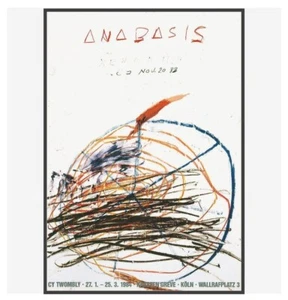 Cy Twombly Galerie Karsten Greve, Cologne 198 Poster 96.5 x 67.5cm - Picture 1 of 2