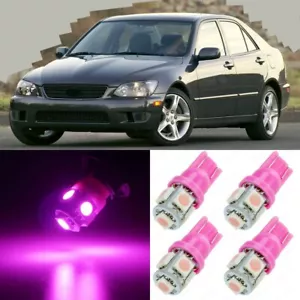 12 x Ultra Pink Interior LED Lights Package For 2001 - 2005 Lexus IS300 +TOOL - Picture 1 of 9