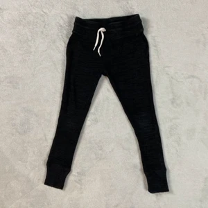 OLD NAVY kids Waffle Dark Grey Thermal Knit Jogger Pants size 6-7-S - Picture 1 of 5