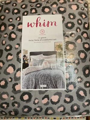 Whim by Martha Stewart Collection 2- Piece Comforter Set, Twin / Twin XL, Leopar - Image 1 of 4