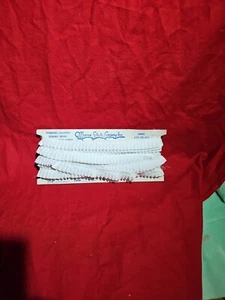 Vintage Monroe Schutz White Pleated Trim Approx. 5 Yards Unused - Picture 1 of 4