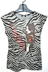 Charles of London Animal Print Damen ärmellos Rundhals Kleid Größe Small neu mit Etikett - Bild 1 von 6