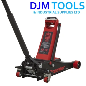 Sealey Trolley Jack 2.5tonne Low Entry with Rocket Lift 2501LE - Picture 1 of 4