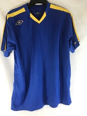 Футболка спортивная Xara Soccer No23 синяя/золотистая мужская маленькая - Изображение 1 из 3