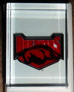 NIB Arkansas Razorbacks 3" Glass Paperweight NICE NEW HL - Picture 1 of 1
